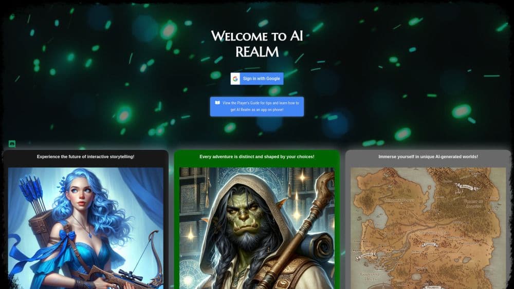 AI Realm - AI Game Master