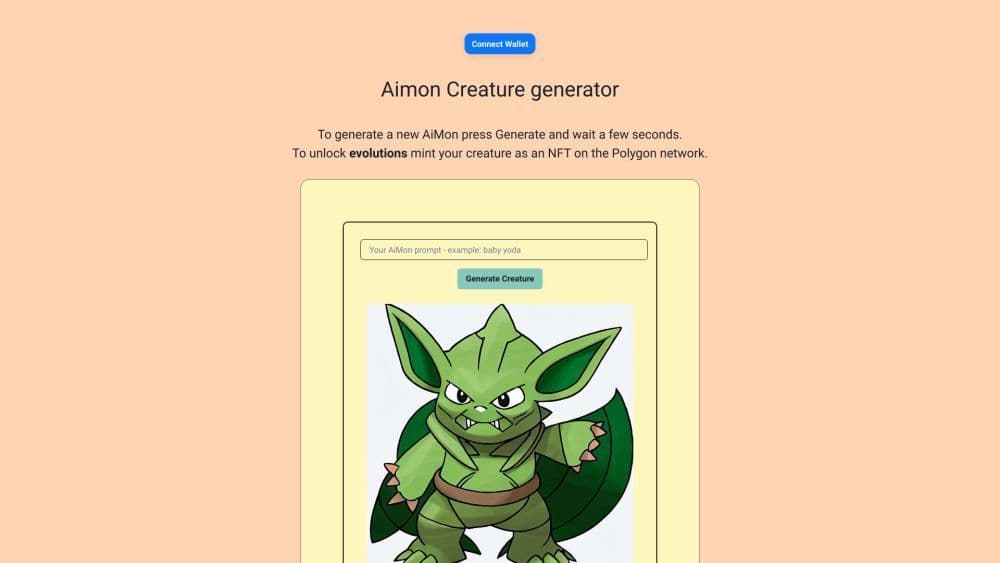 AiMon NFT Generator(AiMon NFT生成器)