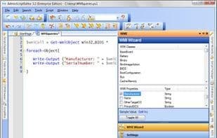 Admin Script Editor