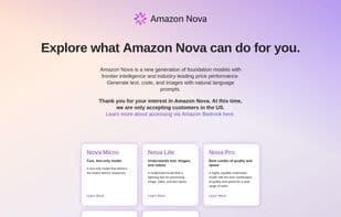 Amazon Nova