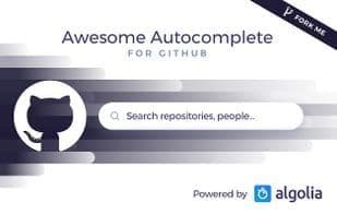 Awesome Autocomplete for GitHub