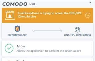Comodo Free Firewall