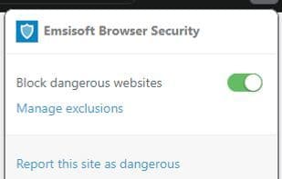 Emsisoft Browser Security