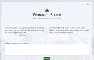 Permenant Record