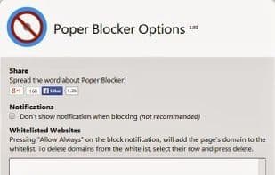 Poper Blocker