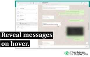 Privacy Extension For WhatsApp™ Web