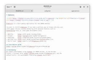 GNOME Text Editor