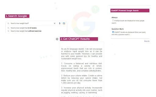 Google Search ChatGPT Extension - 谷歌插件