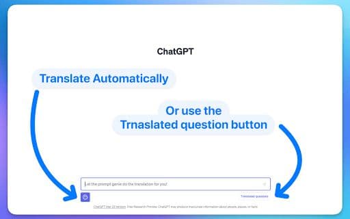 ChatGPT Translation - 谷歌插件