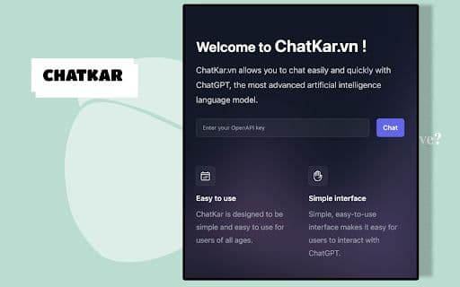 ChatKar - 谷歌插件