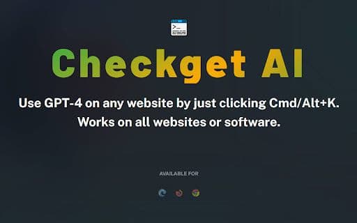 Checkget AI - 谷歌插件
