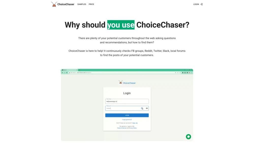 Choice Chaser