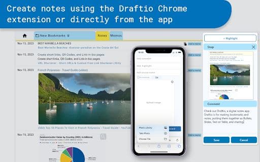 Draftio - 谷歌插件