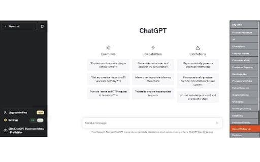 Elite ChatGPT Maximizer - 谷歌插件