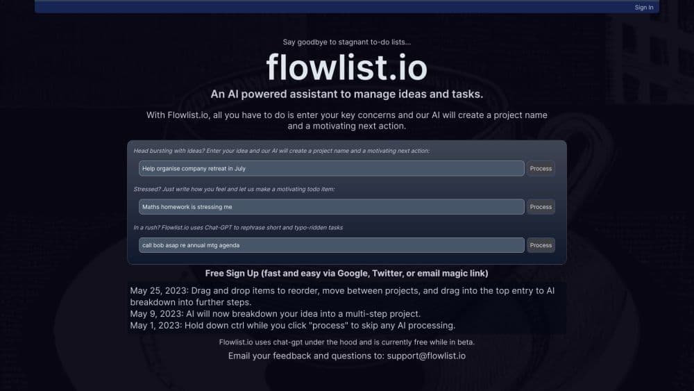 Flowlist.io