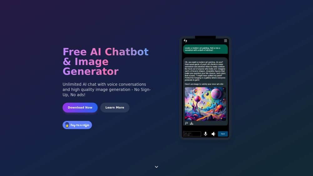 Unlimited AI Chat & Image Generation