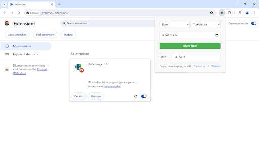 GoExchange - 谷歌插件