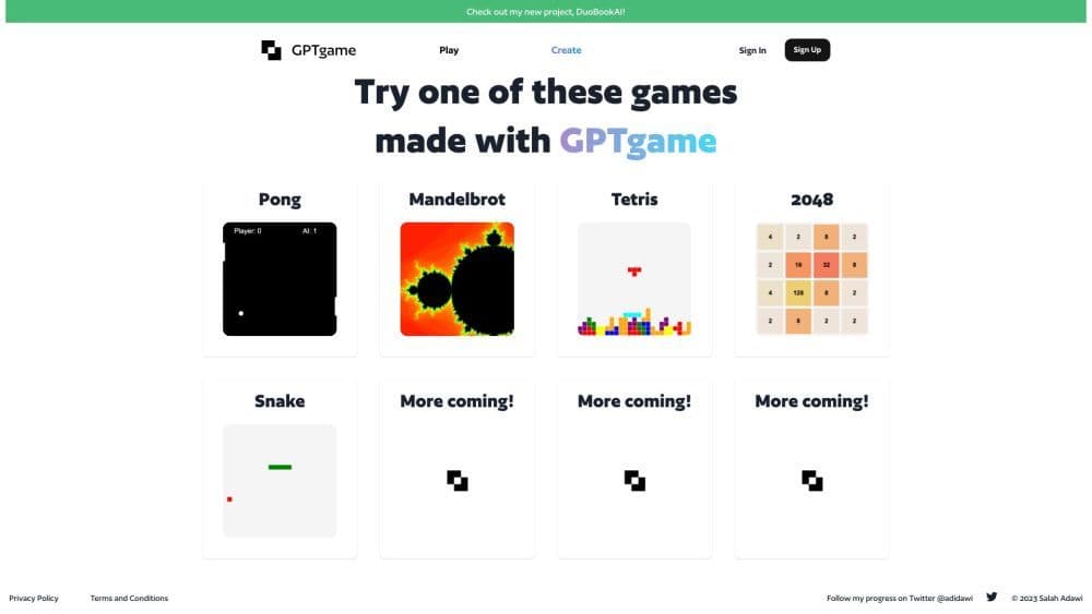 GPT游戏