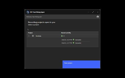IBM Task Mining Support Extension - 谷歌插件