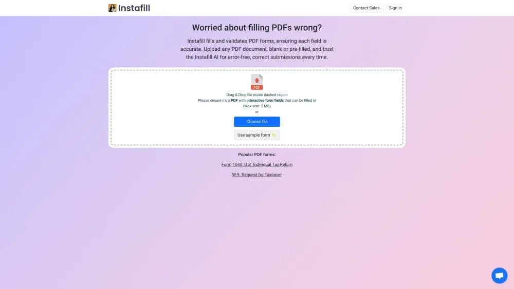 InstaFill