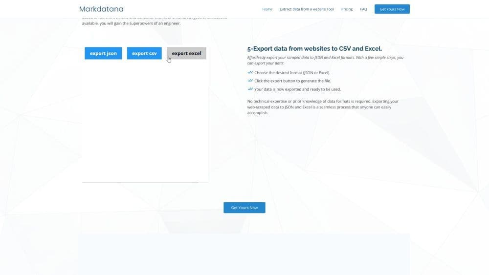 使用ChatGPT提供支持的数据提取工具