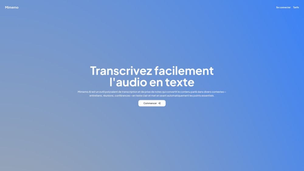 Mimemo AI