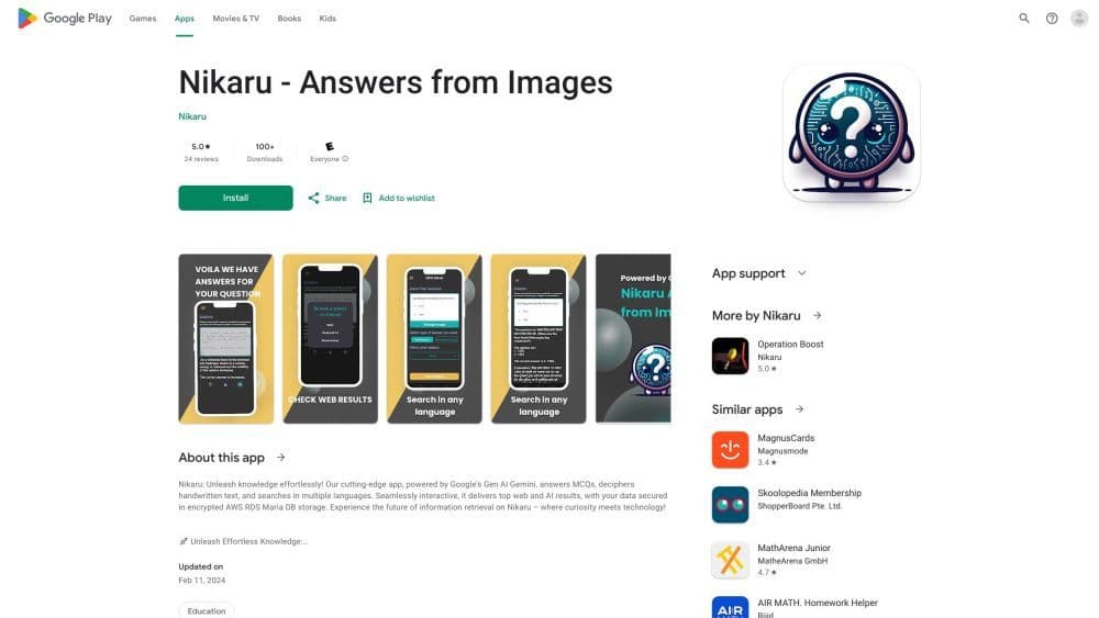 Get Answers from Images
