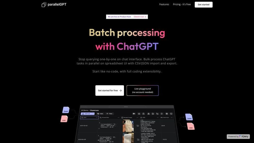ChatGPT AI的批量/大批处理