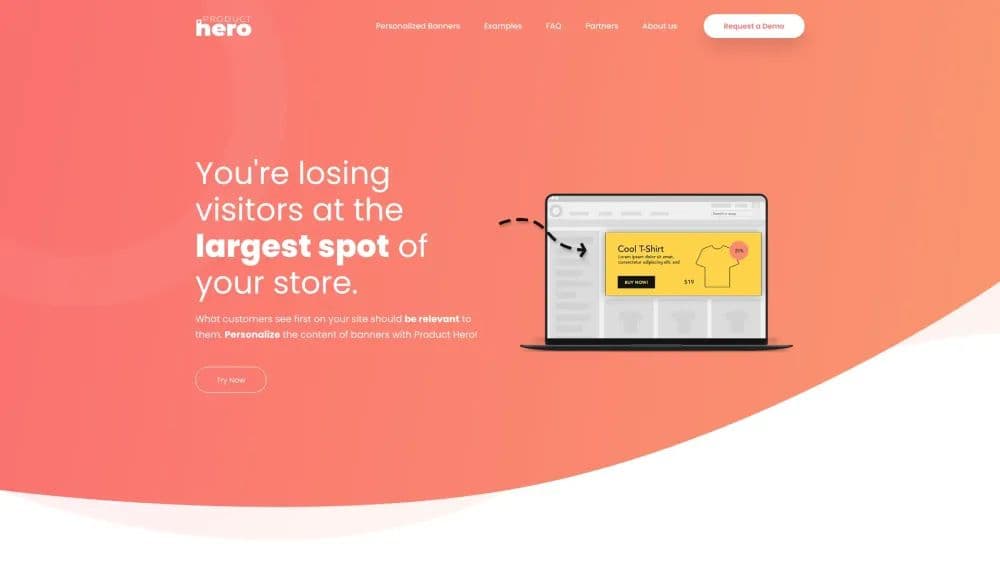 Product Hero - E-commerce Banners at Scale