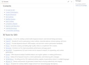 Awesome AI SEO