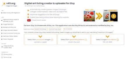 Digital Art Listing Creator for Etsy