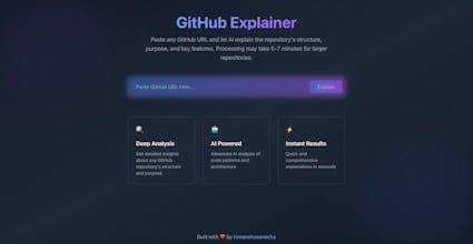 GitHub Explainer