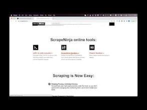 ScrapeNinja