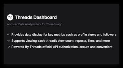 Threads Dashboard