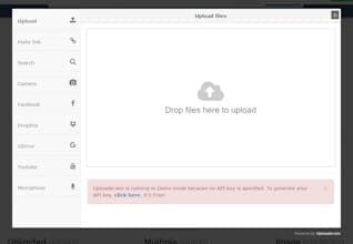 Uploader Window