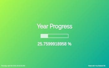 Year Progress