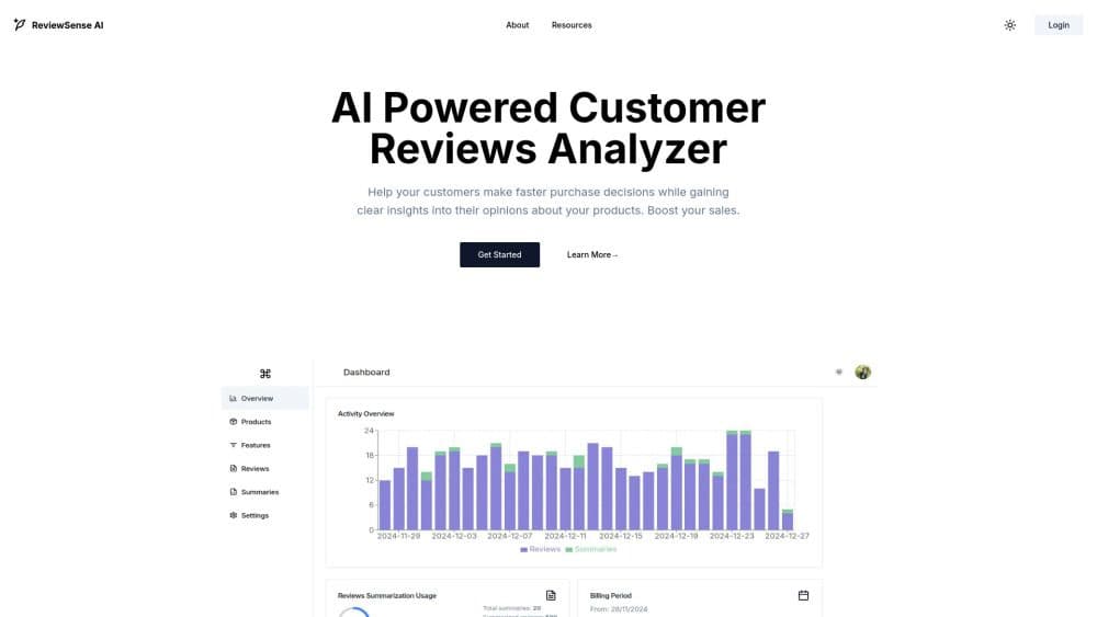 ReviewSense AI