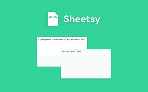 SheetFormulas - 谷歌插件