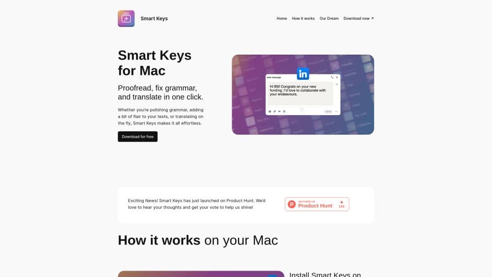 Smart Keys for Mac