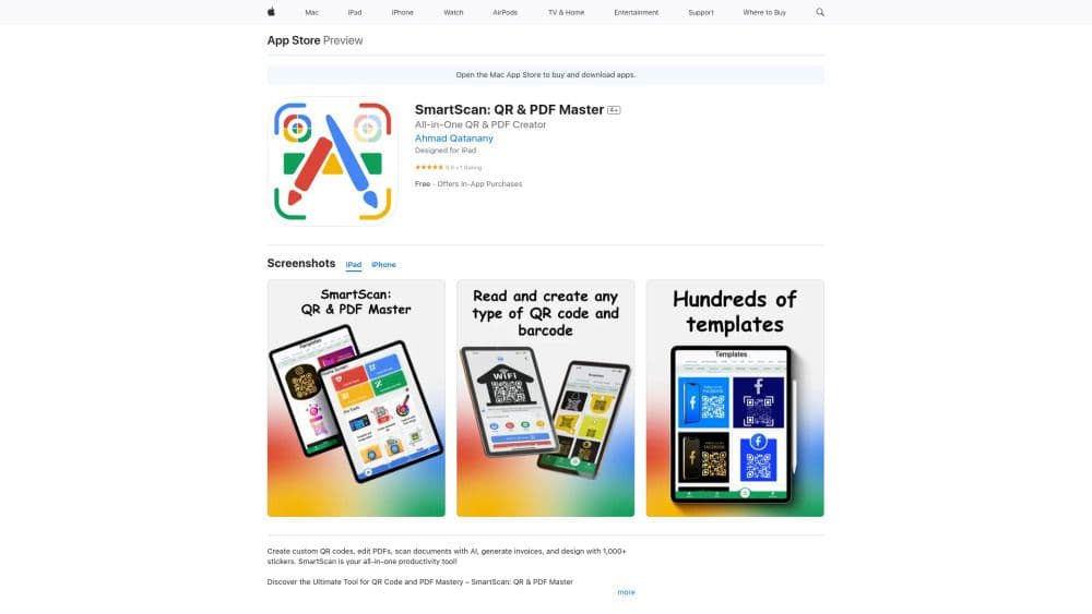 SmartScan: QR & PDF Master