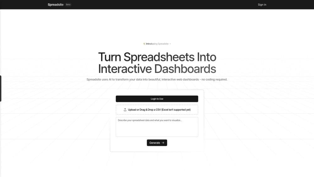 Spreadsite