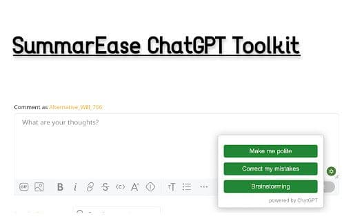ChatGPT - 谷歌插件