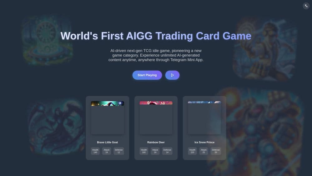 2025 First AIGG Trading Card Game