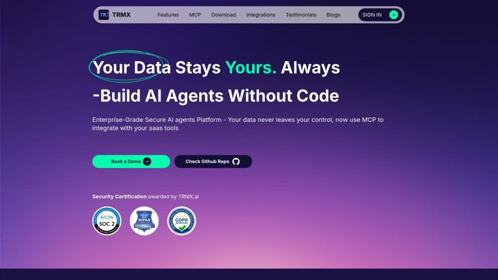 TRMX - AI Solutions Platform
