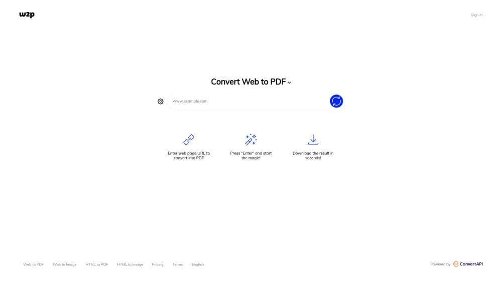 Web2PDF