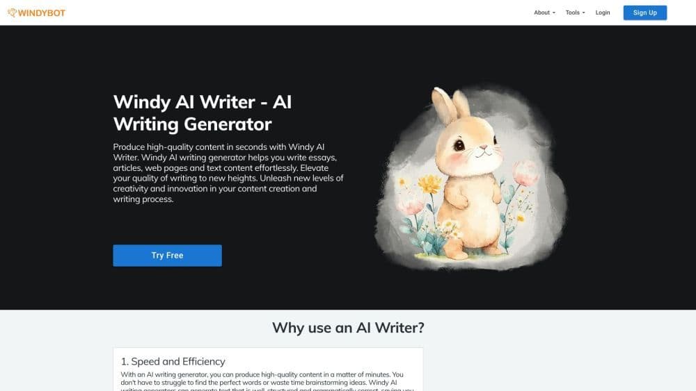 WindyBot AI写手、艺术与图片生成器