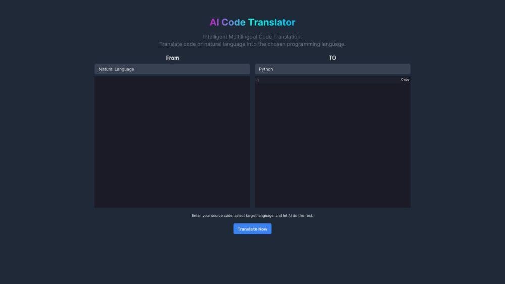 AI Code Translator Online Free 🤖