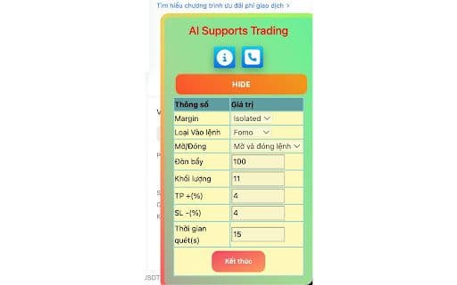 AI Supports Trading Extension - 谷歌插件