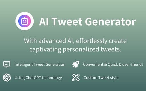 AI Tweet Generator - Google Extension