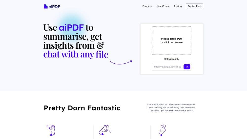 aiPDF - 您的AI助手专门针对PDF